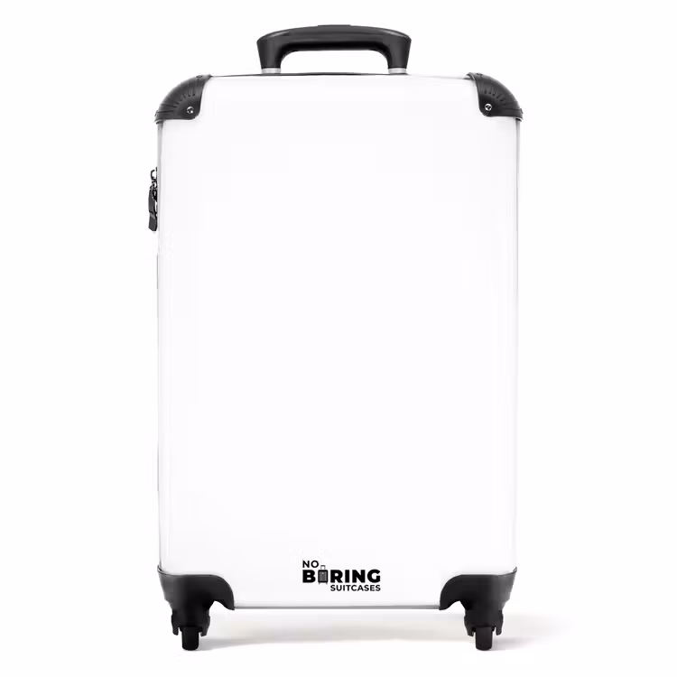 Suitcase - White print — 1