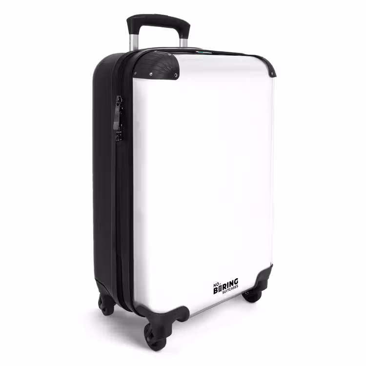 Suitcase - White print — 2