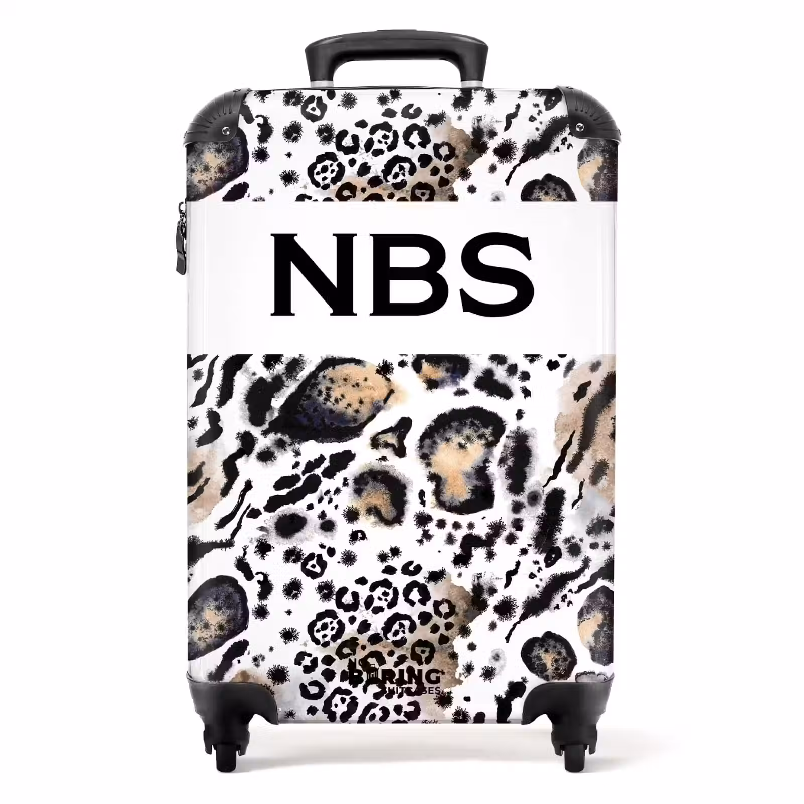 Suitcase - Luipaardprint met wit — 1