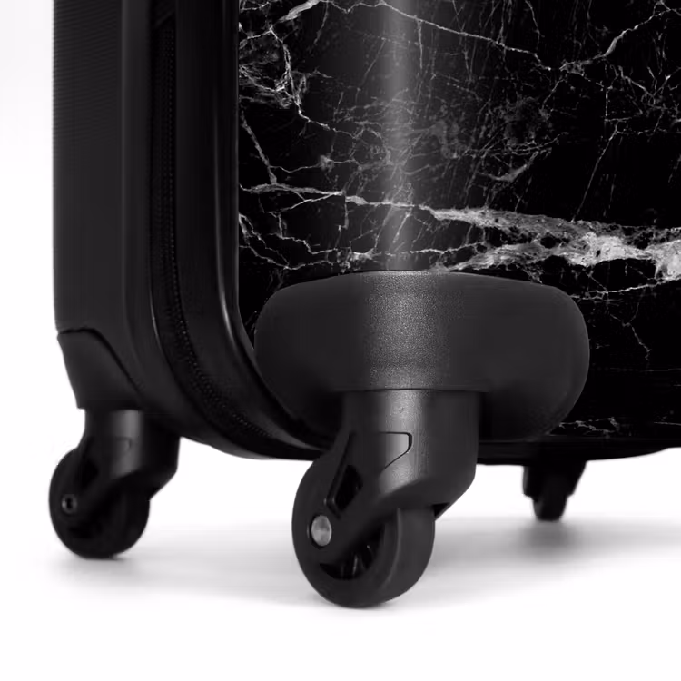 Suitcase - Black marble with white veins — 6
