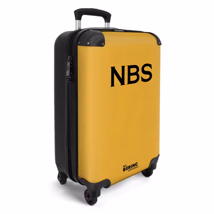 Suitcase - Gold with black letters — 4