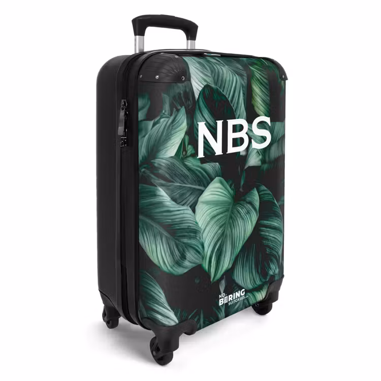 Suitcase - Jungle leaves — 4