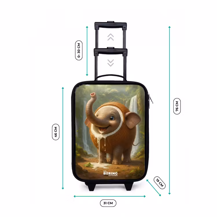 Children's suitcase - Coconote Elephante — 3