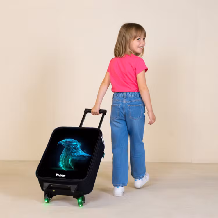 Children's suitcase - Digital eagle in profile — 2