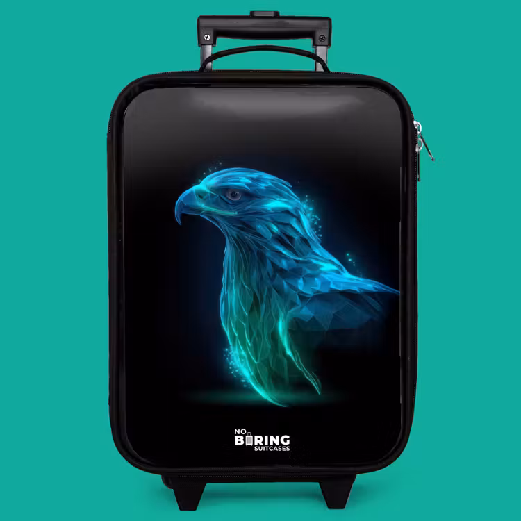 Children's suitcase - Digital eagle in profile — 4