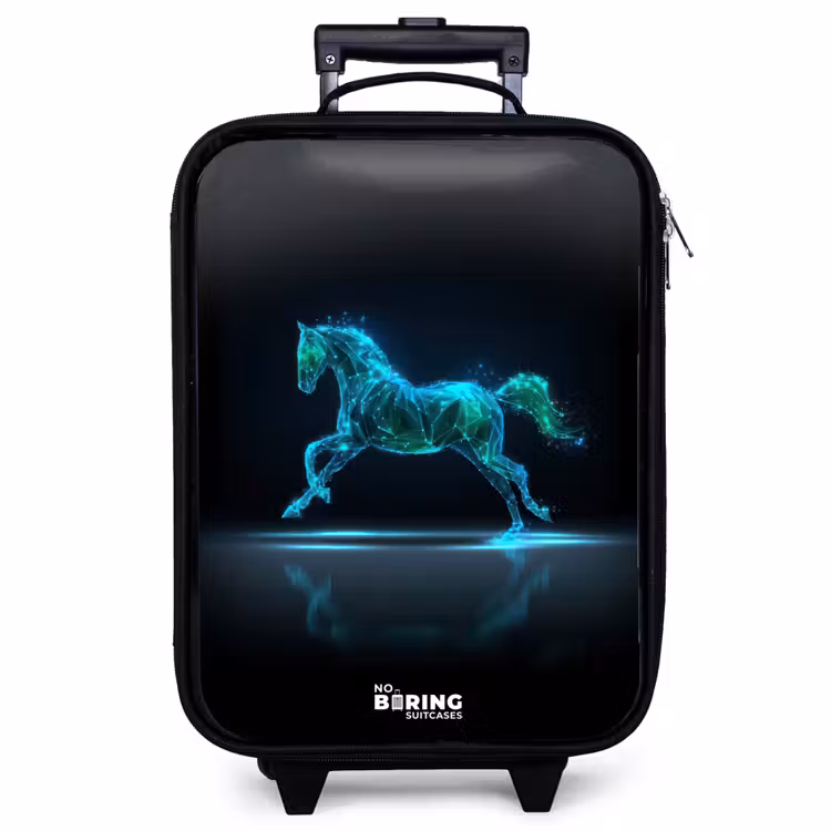 Children's suitcase - Futuristic galloping horse — 1