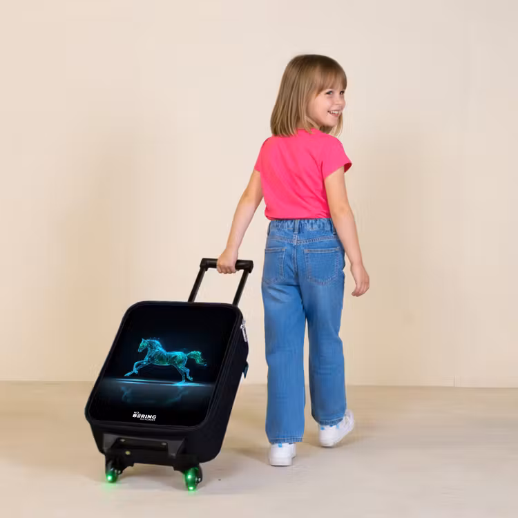 Children's suitcase - Futuristic galloping horse — 2
