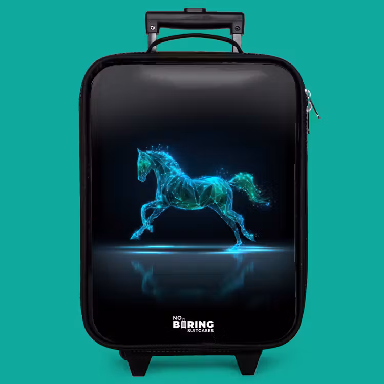 Children's suitcase - Futuristic galloping horse — 4
