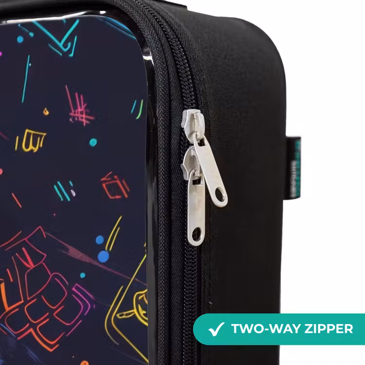 Children's suitcase - Gamer world in neon style — 6