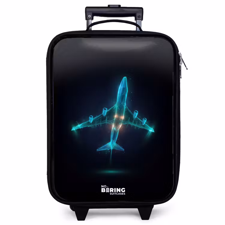 Children's suitcase - Luminous airplane — 1
