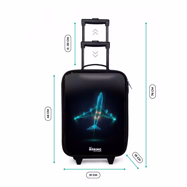 Children's suitcase - Luminous airplane — 3