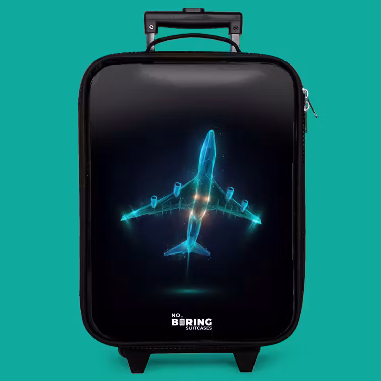Children's suitcase - Luminous airplane — 4