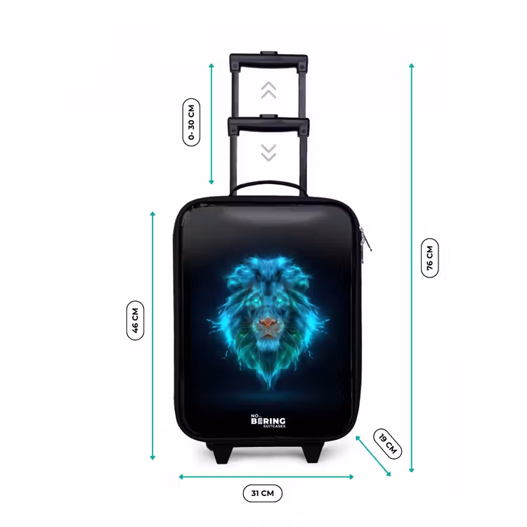 Children's suitcase - Luminous lion — 3
