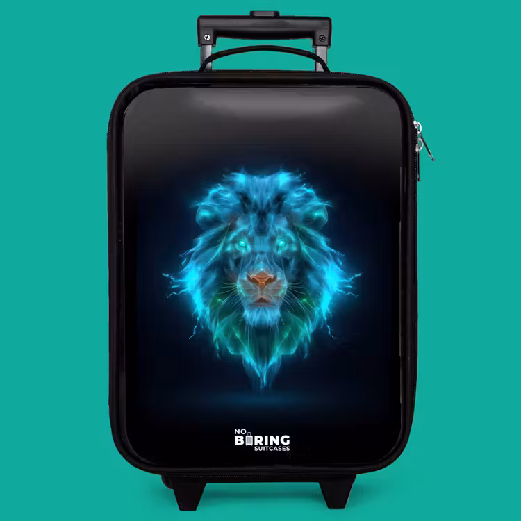Children's suitcase - Luminous lion — 4