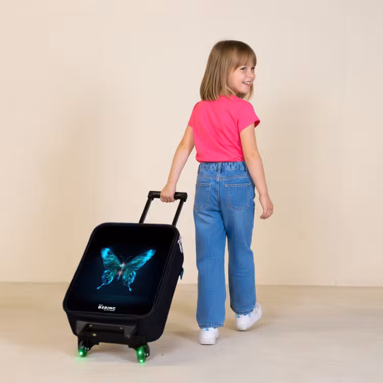 Children's suitcase - Magical digital butterfly — 2