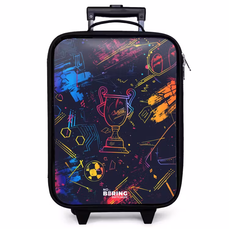 Children's suitcase - Neon sports trophy design — 1