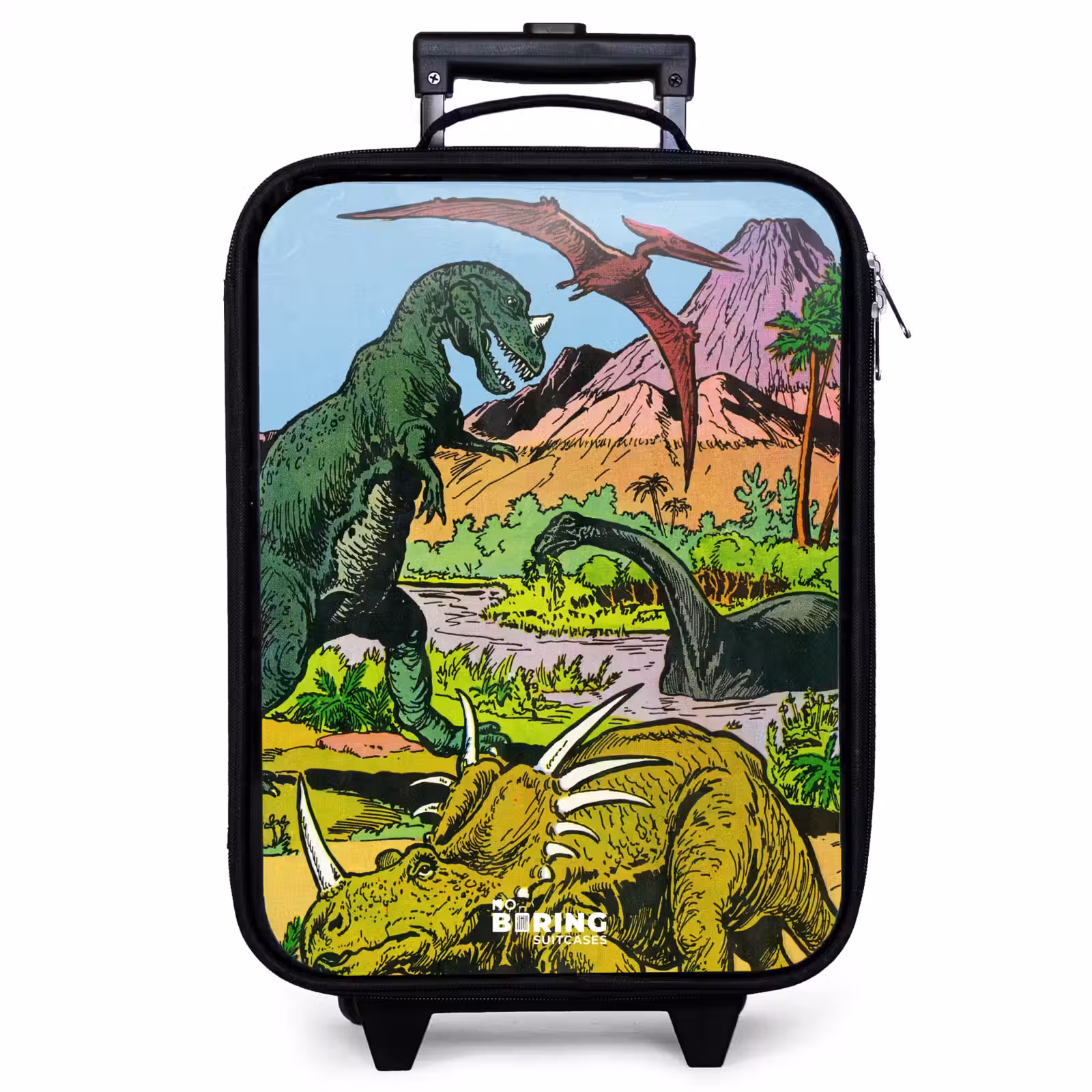 Children's suitcase - Dinos at a volcano — 1