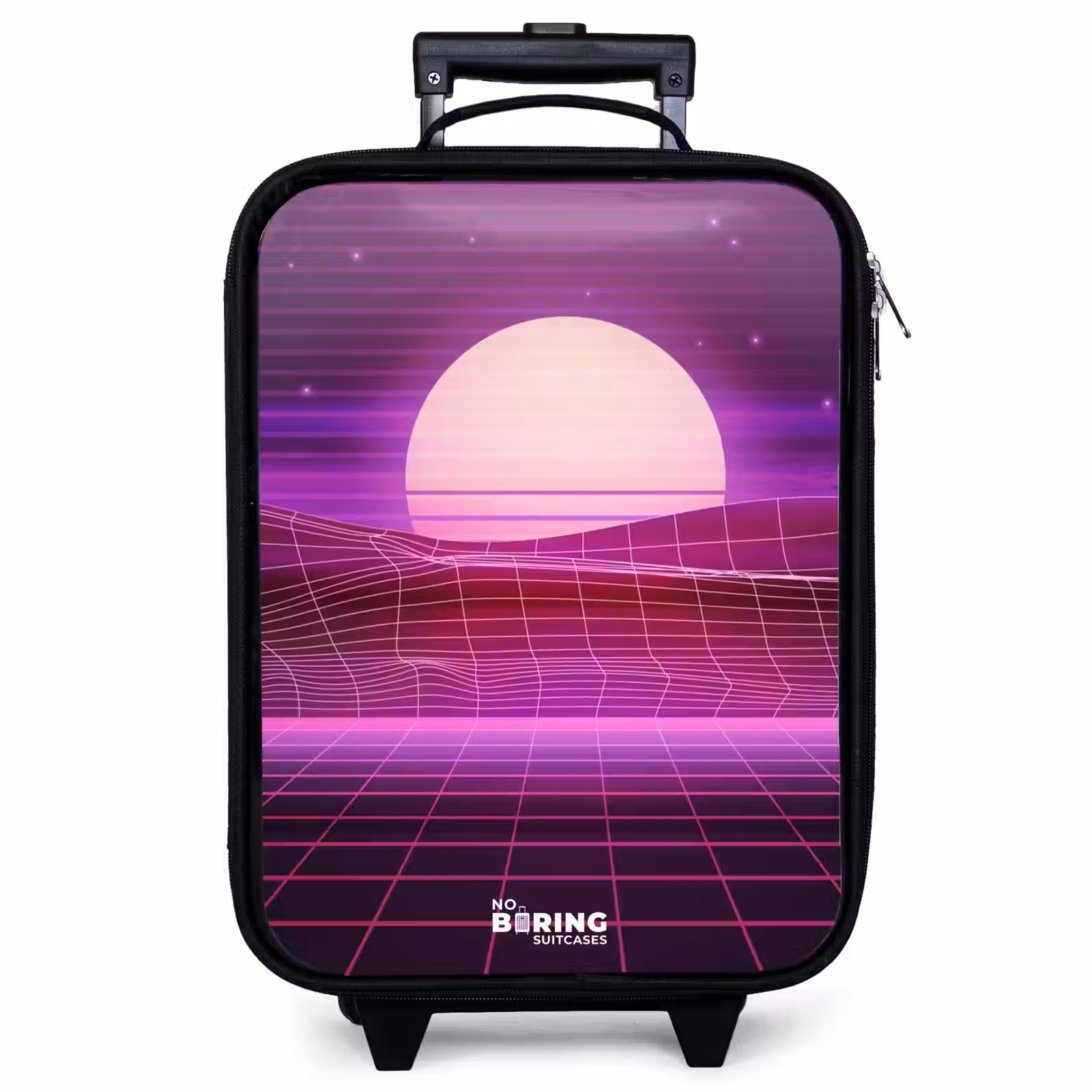 Children's suitcase - Grid landscape with sun — 1