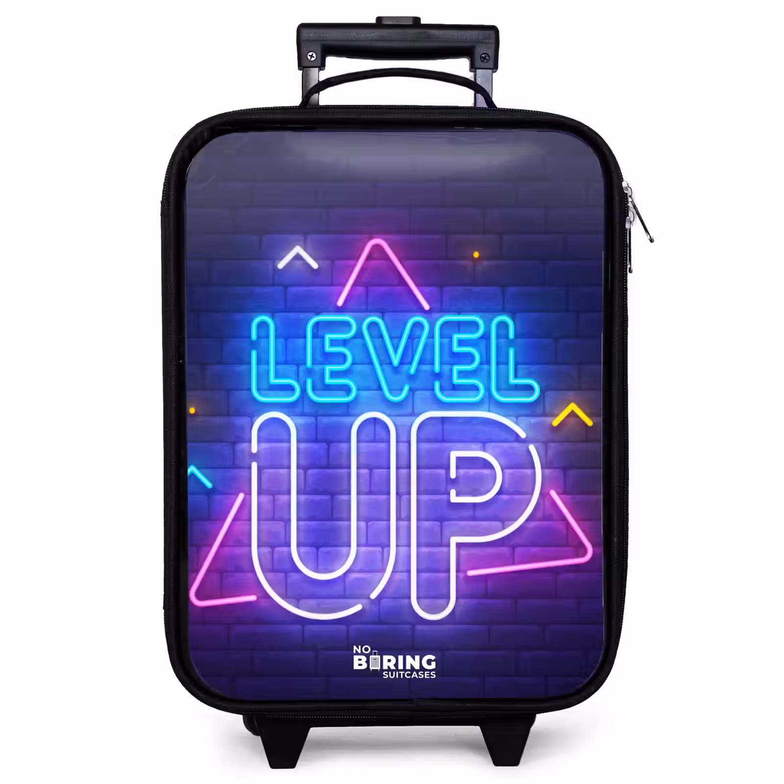 Children's suitcase - Neon letters on a brick wall — 1