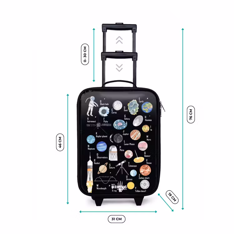Children's suitcase - Alphabet in space theme — 3