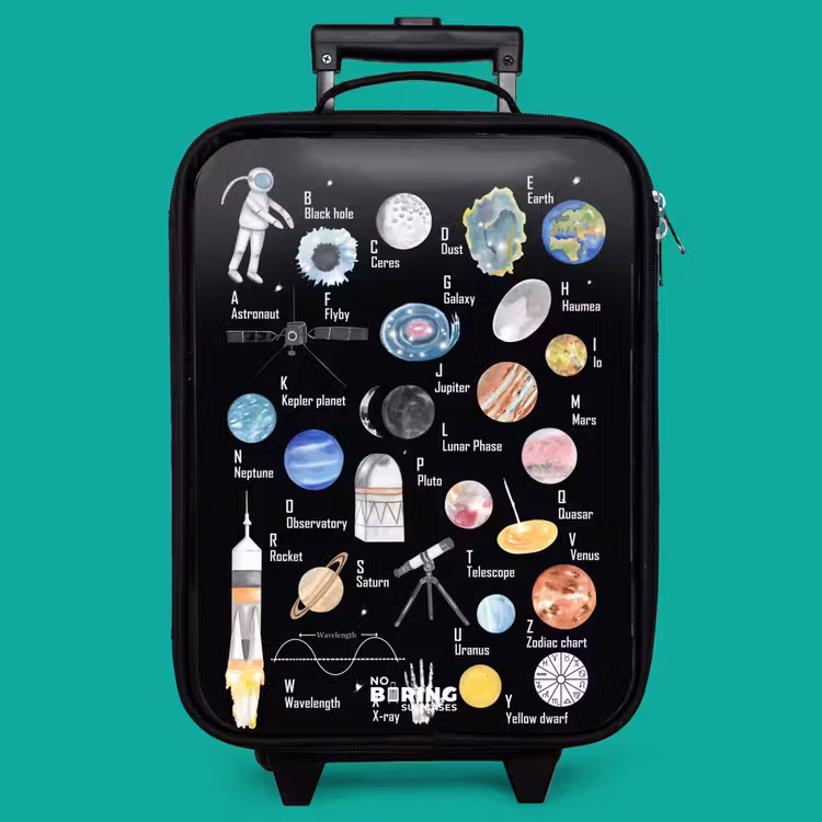 Children's suitcase - Alphabet in space theme — 4