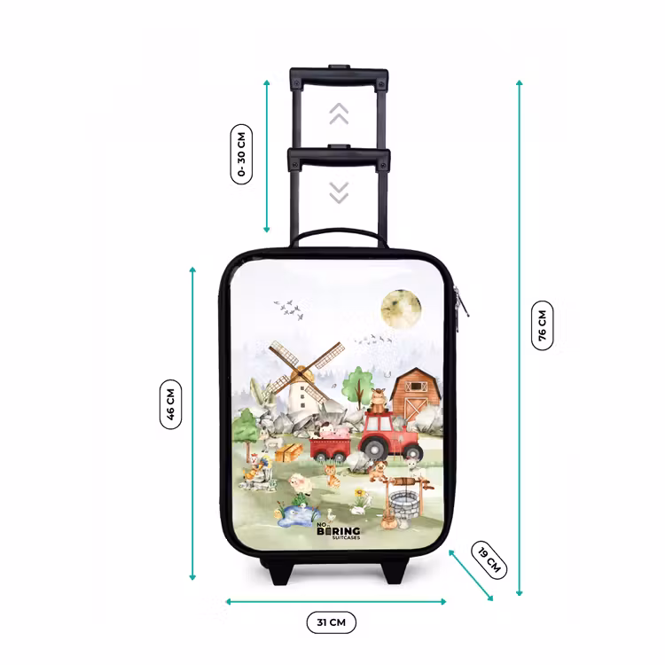 Children's suitcase - animals on a farm — 3