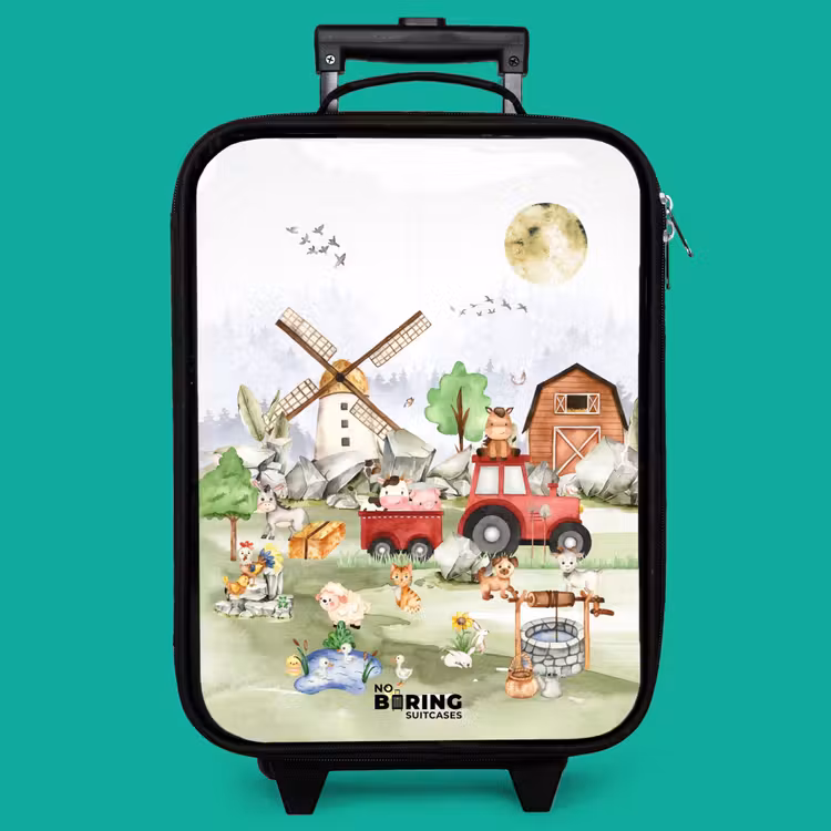 Children's suitcase - animals on a farm — 4