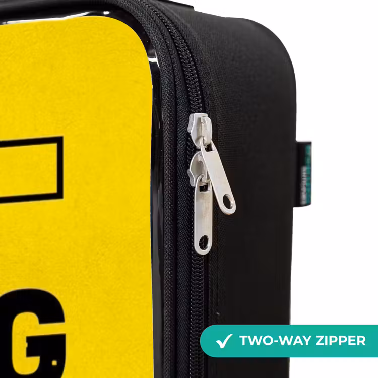 Children's suitcase - Black and yellow with gaming zone — 6