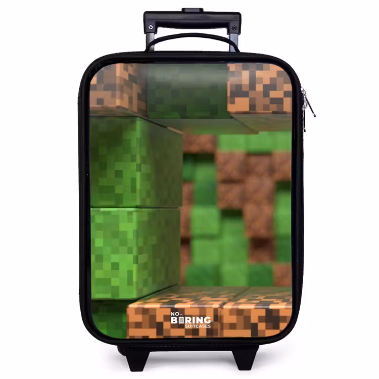 Children's suitcase - Close-up with pixelated blocks — 1