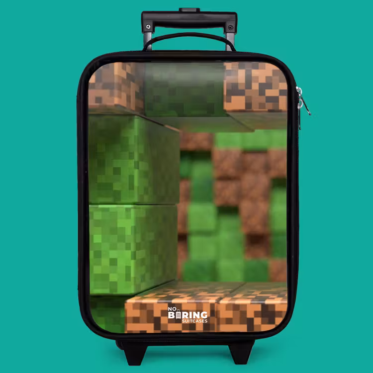 Children's suitcase - Close-up with pixelated blocks — 4