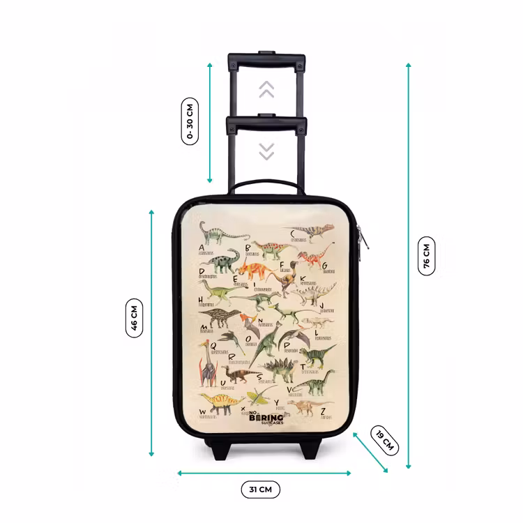 Children's suitcase - Dino alphabet — 3