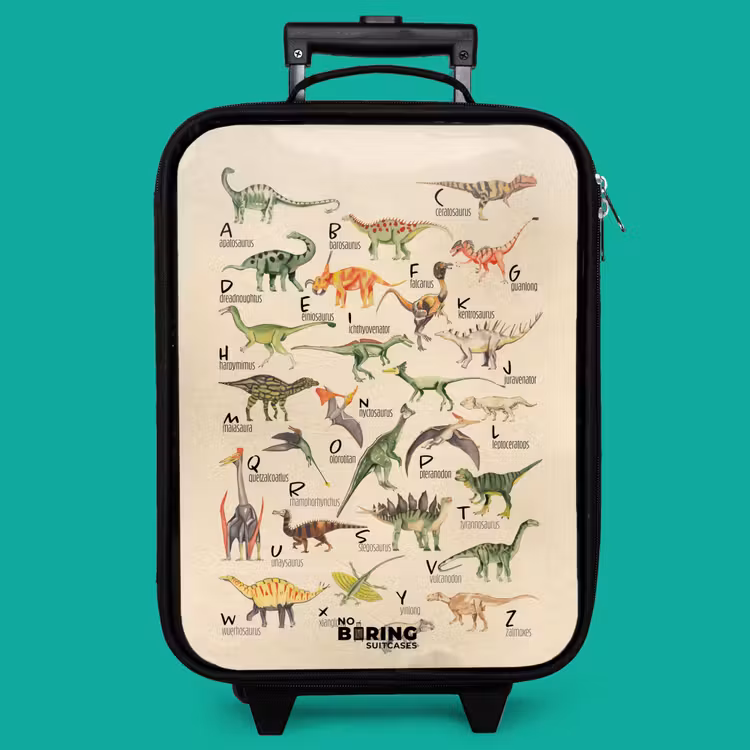 Children's suitcase - Dino alphabet — 4