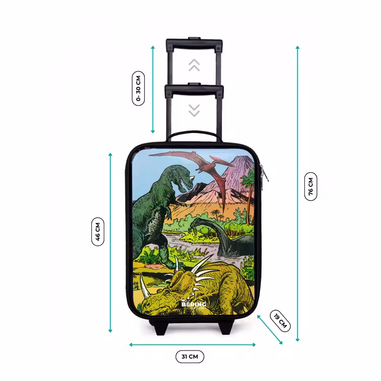Children's suitcase - Dinos at a volcano — 3