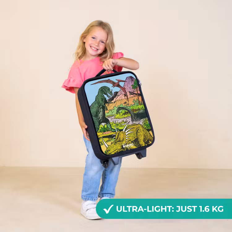 Children's suitcase - Dinos at a volcano — 5