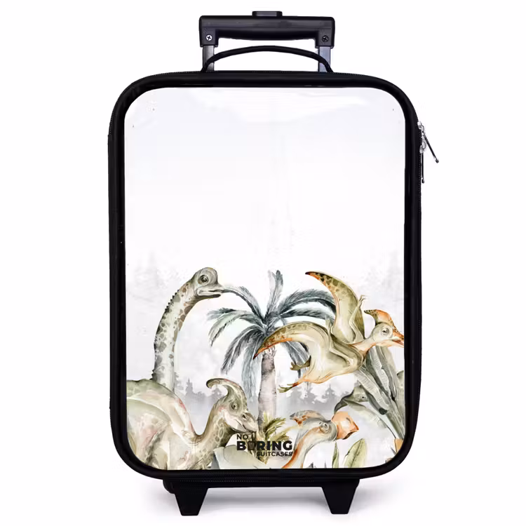 Children's suitcase - Dinos in a rugged landscape — 1