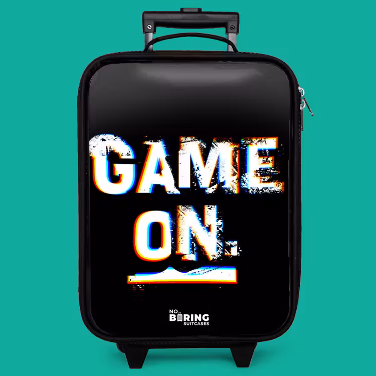 Children's suitcase - Game on in black and white — 4