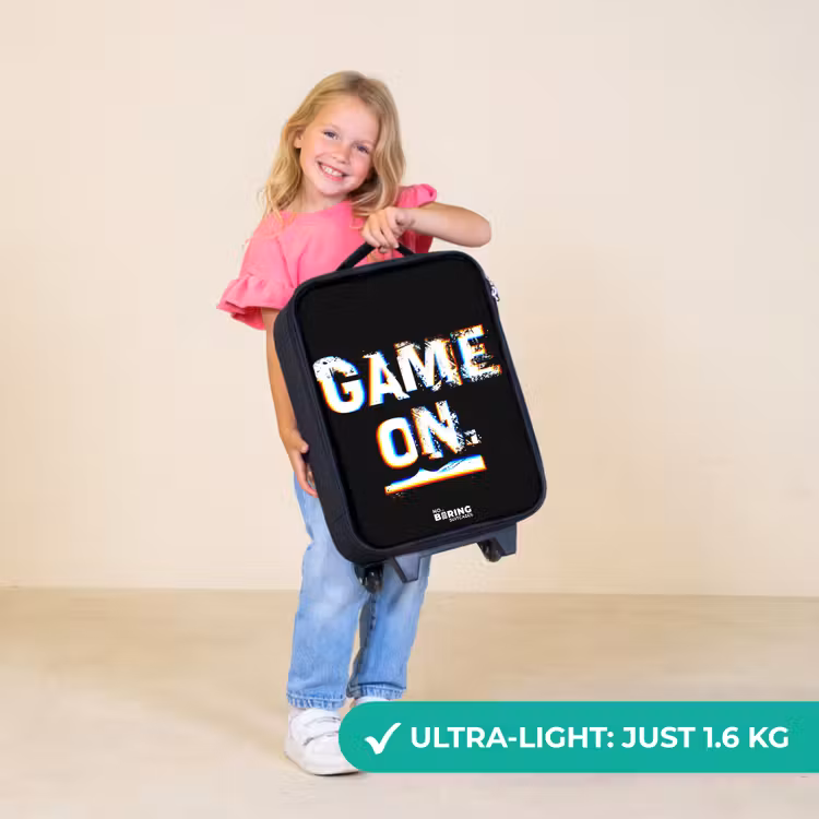 Children's suitcase - Game on in black and white — 5