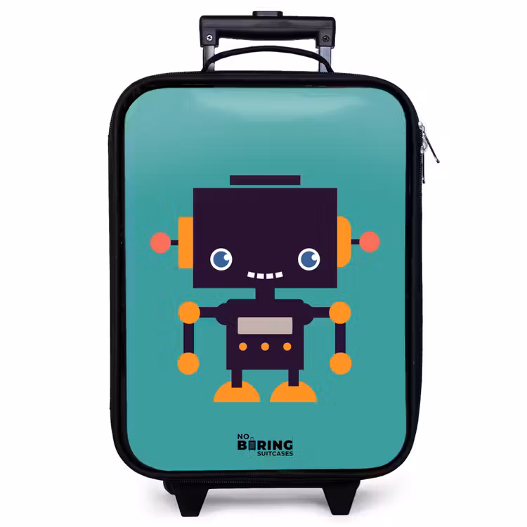 Children's suitcase - Green robot — 1