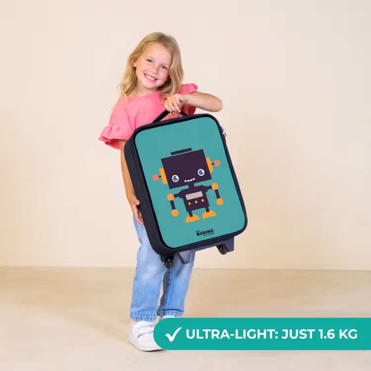 Children's suitcase - Green robot — 5