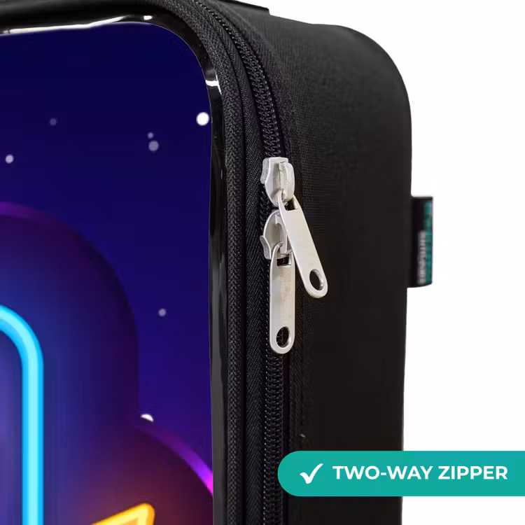 Children's suitcase - Neon illustration with a controller — 6