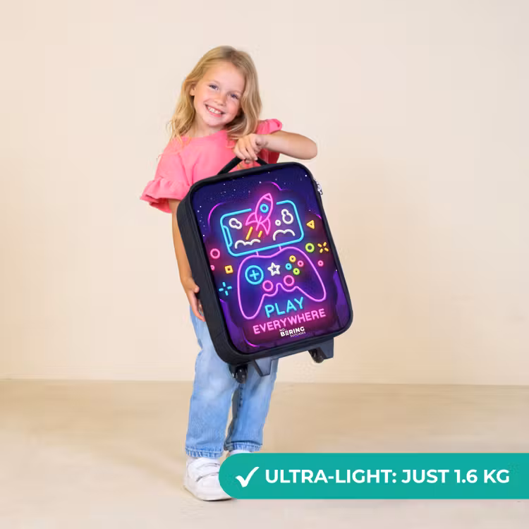 Children's suitcase - Neon sign with controller — 5