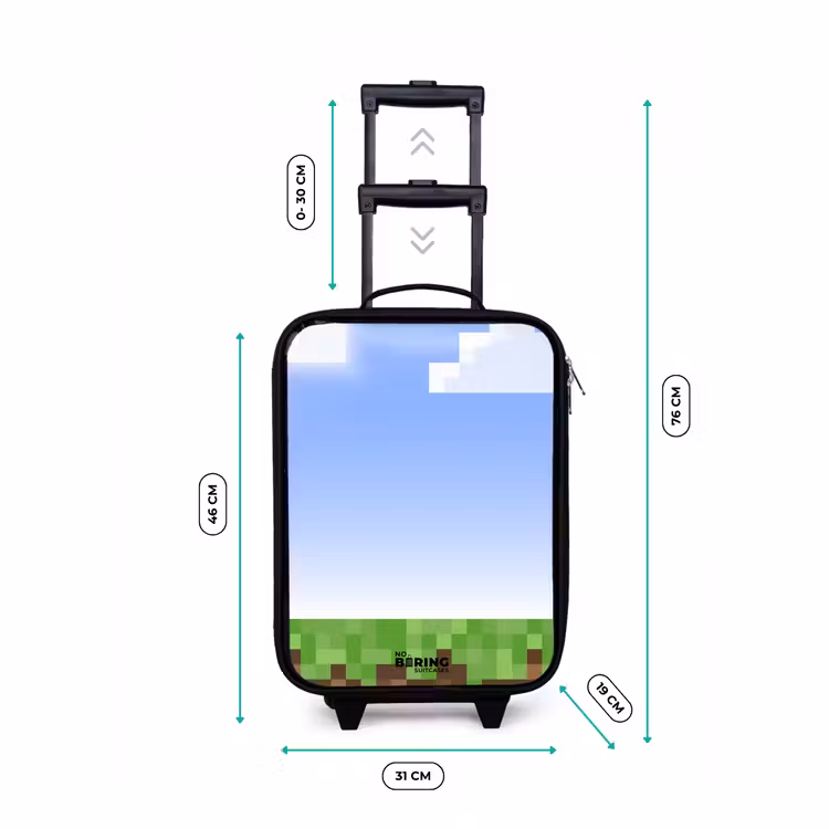 Children's suitcase - Pixel world — 3
