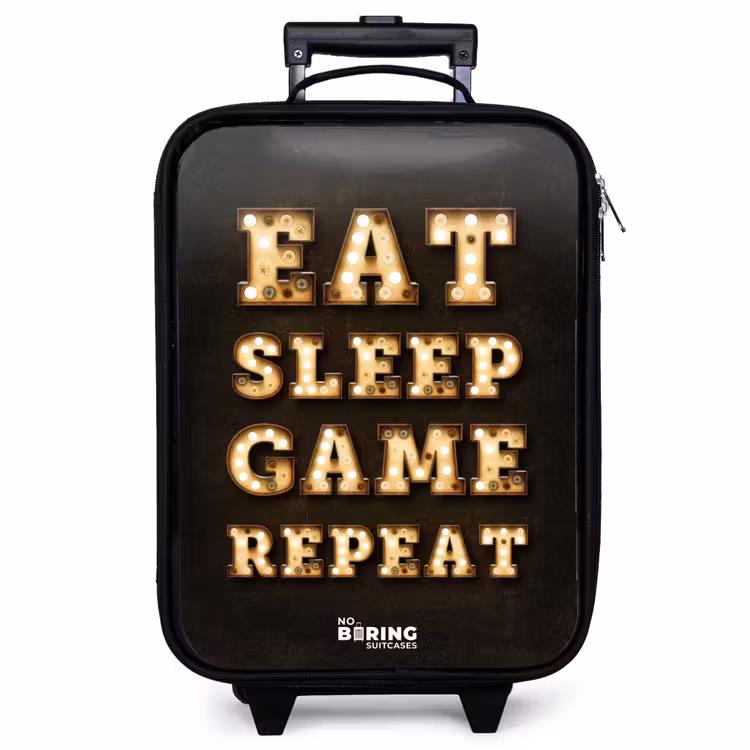 Children's suitcase - Qoute with light — 1