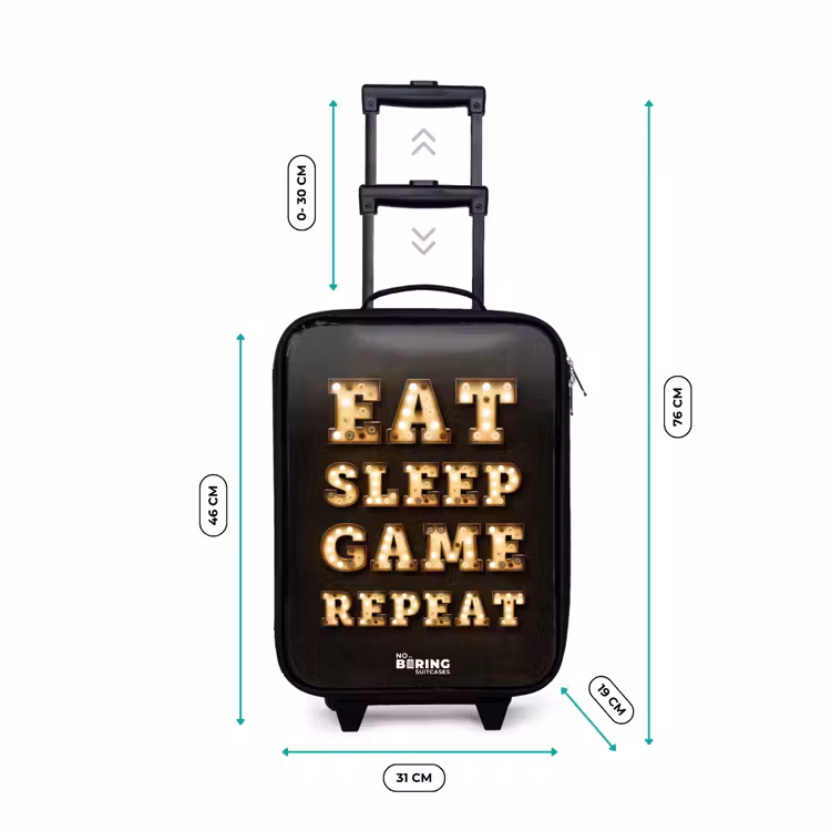 Children's suitcase - Qoute with light — 3