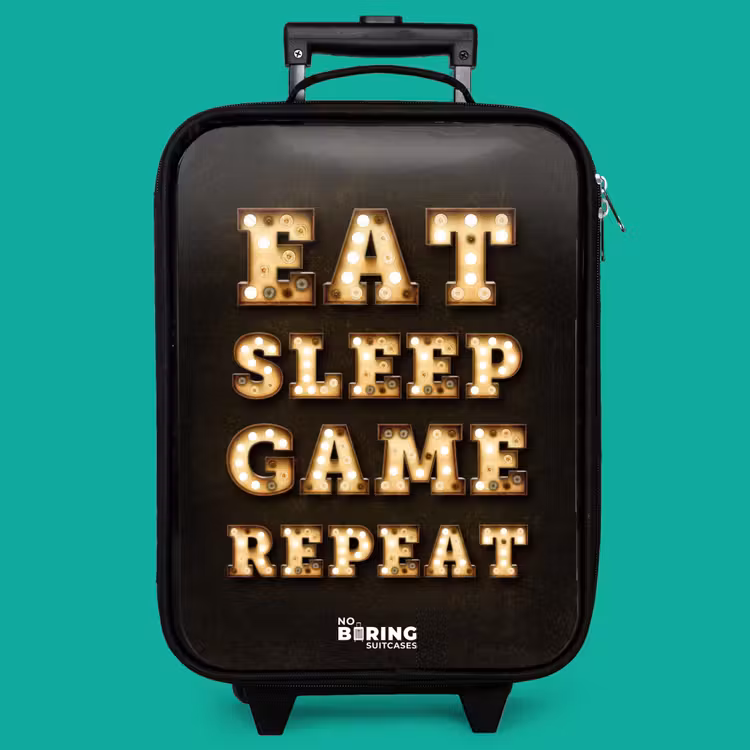 Children's suitcase - Qoute with light — 4