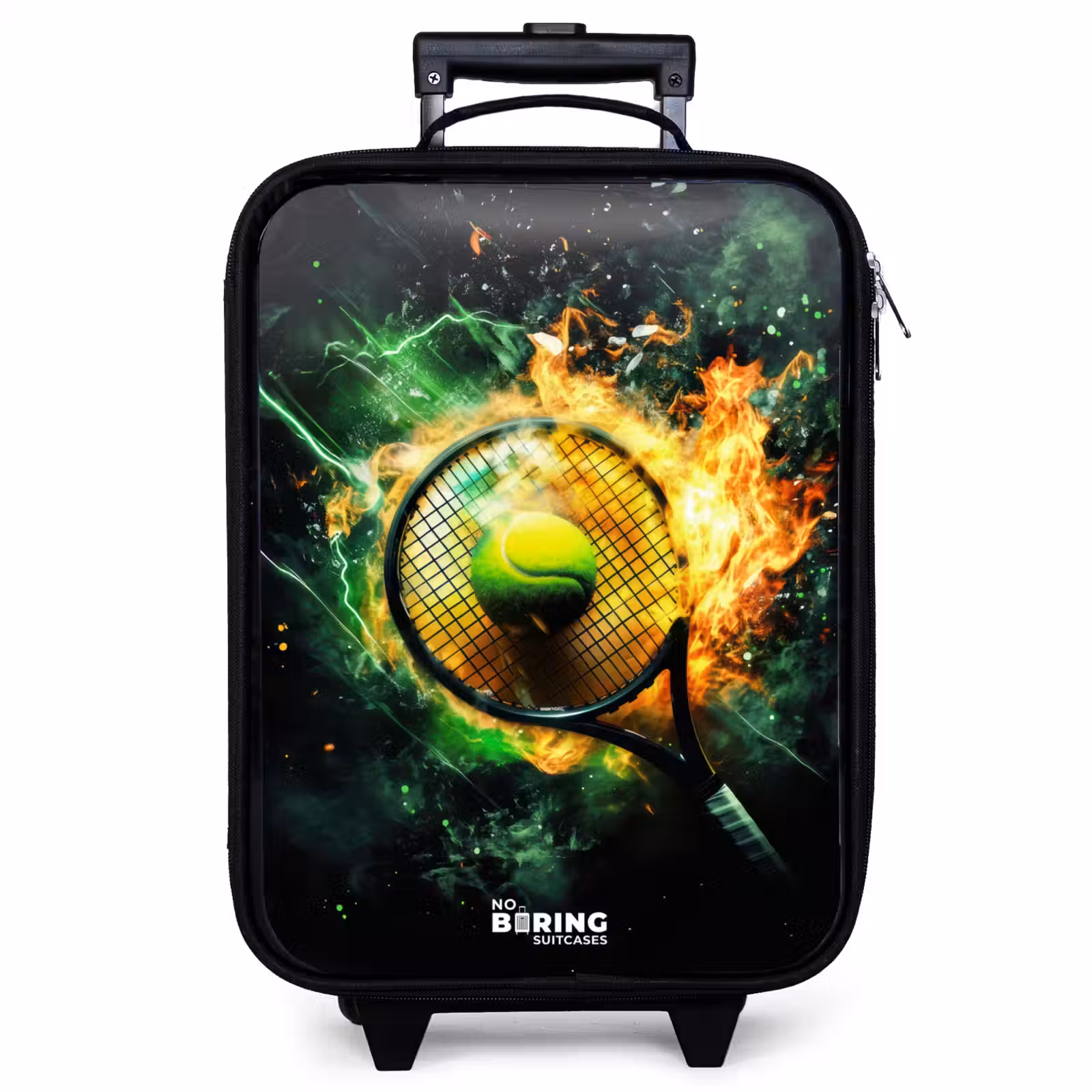 Children's suitcase - Tennis ball in flames on powerful smash — 1