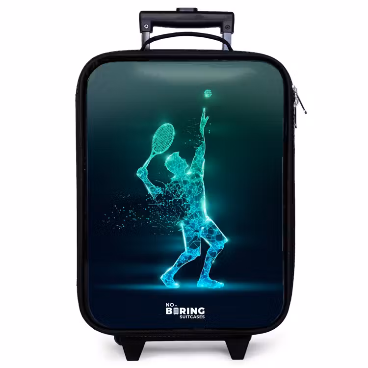 Children's suitcase - Digital tennis player in futuristic style — 1
