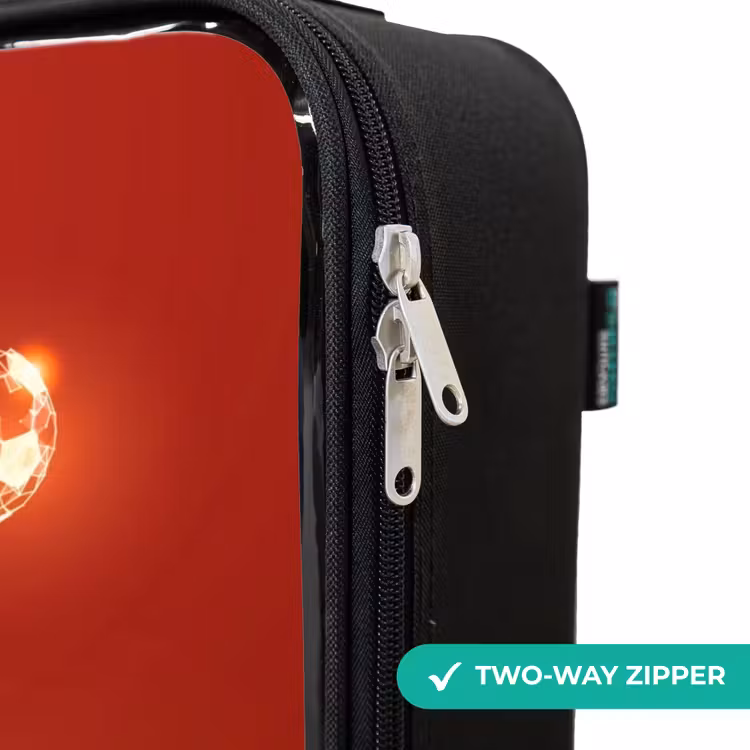 Children's suitcase - Red glowing soccer player in action — 6