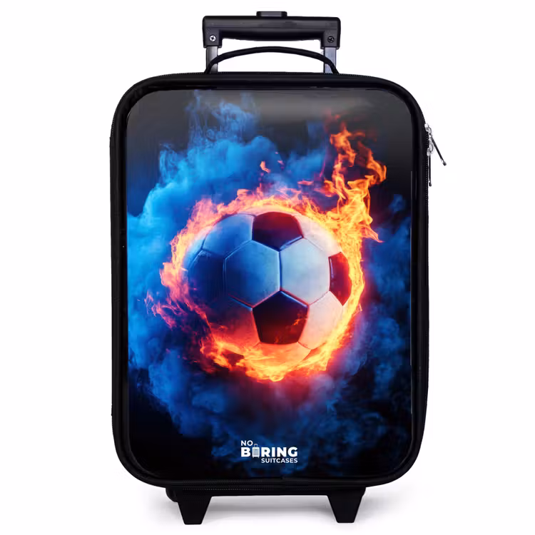 Children's suitcase - Soccer on fire and ice — 1