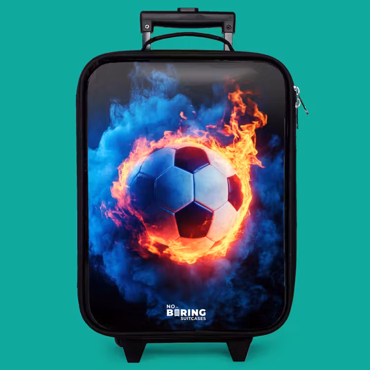 Children's suitcase - Soccer on fire and ice — 4